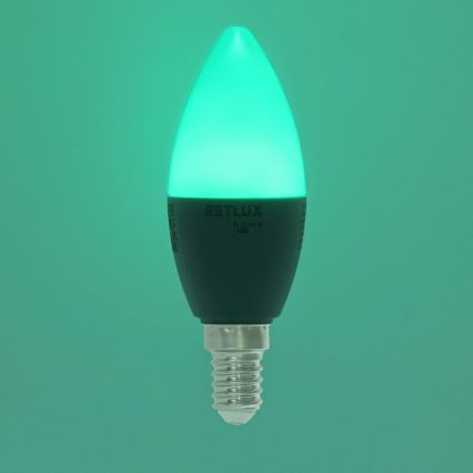 LED RGBW Himmennettävä polttimo C37 E14/4,5W/230V 2700-6500K Wi-Fi Tuya