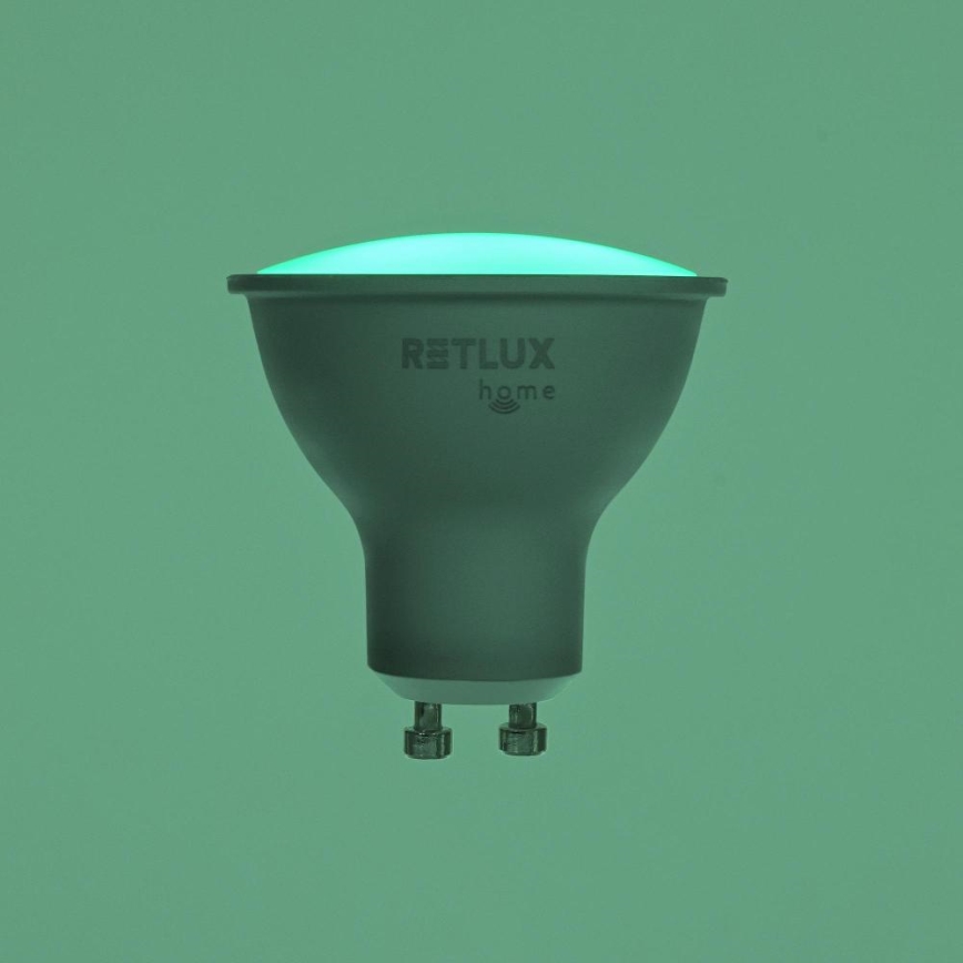 LED RGBW Himmennettävä polttimo MR16 GU10/4,5W/230V 2700-6500K Wi-Fi Tuya