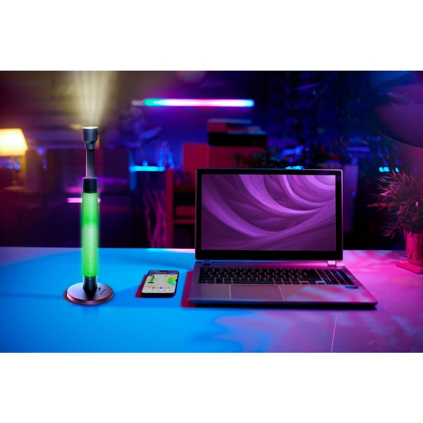 LED RGBW Himmennettävä pöytävalaisin LED/10W/5V 2700-6000K Wi-Fi Tuya + kauko-ohjaus