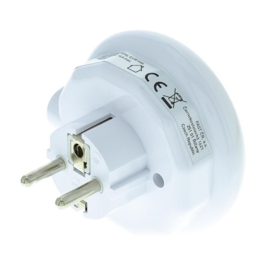 LED Suuntavalo hämärätunnistimella ja pistorasialla LED/0,6W/230V