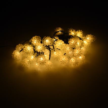 LED ulko jouluvalot 40xLED/15m IP44 lämmin valkoinen