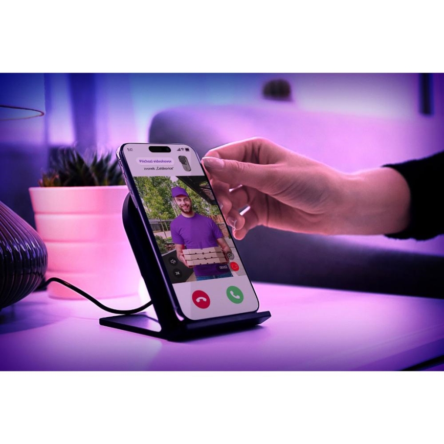 Video ovikello liiketunnistimella 5MPx 1440p 5200 mAh Wi-Fi IP65 antrasiitti