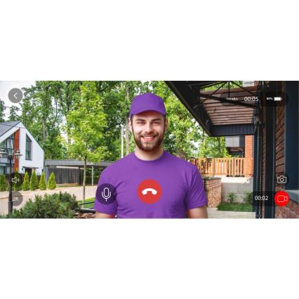 Video ovikello liiketunnistimella 5MPx 1440p 5200 mAh Wi-Fi IP65 antrasiitti