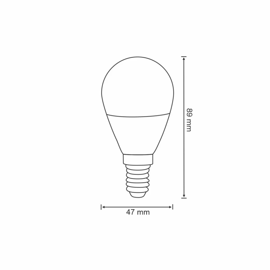 RGB Himmennettävä LED-polttimo G45 E14/5,5W/230V 3000-6500K Wi-fi Tuya