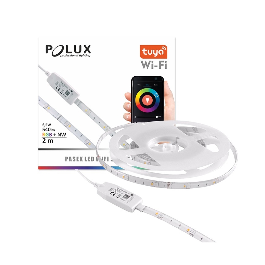 RGB LED himmennettävä nauha ulkokäyttöön Wi-Fi LED / 6.5W / IP65 2 m Tuya