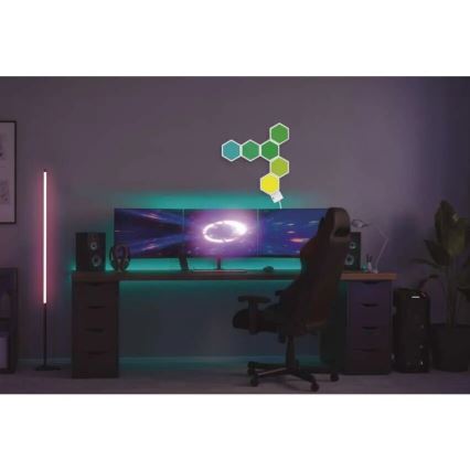 RGBIC Himmennettävä pöytävalaisin GoSmart LED/5,5W/230V Wi-Fi Tuya
