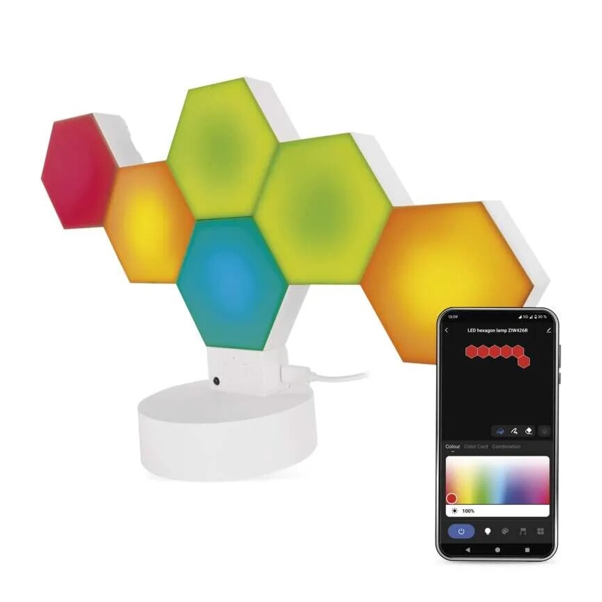 RGBIC Himmennettävä pöytävalaisin GoSmart LED/5,5W/230V Wi-Fi Tuya