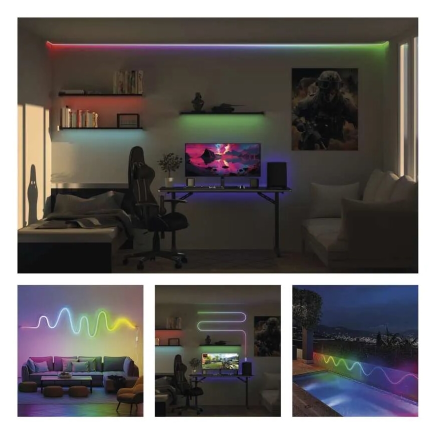 RGBIC LED-himmennysnauha GoSmart LED/33W/230V 5 m Wi-Fi Tuya