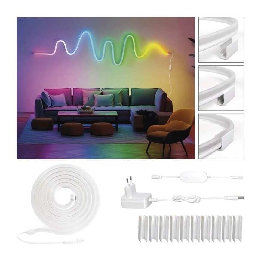 RGBIC LED-himmennysnauha GoSmart LED/33W/230V 5 m Wi-Fi Tuya