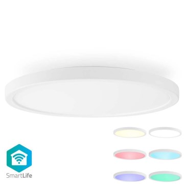 RGBW Himmennettävä kattovalaisin SmartLife LED/18W/230V 2700-6500K Wi-Fi Tuya