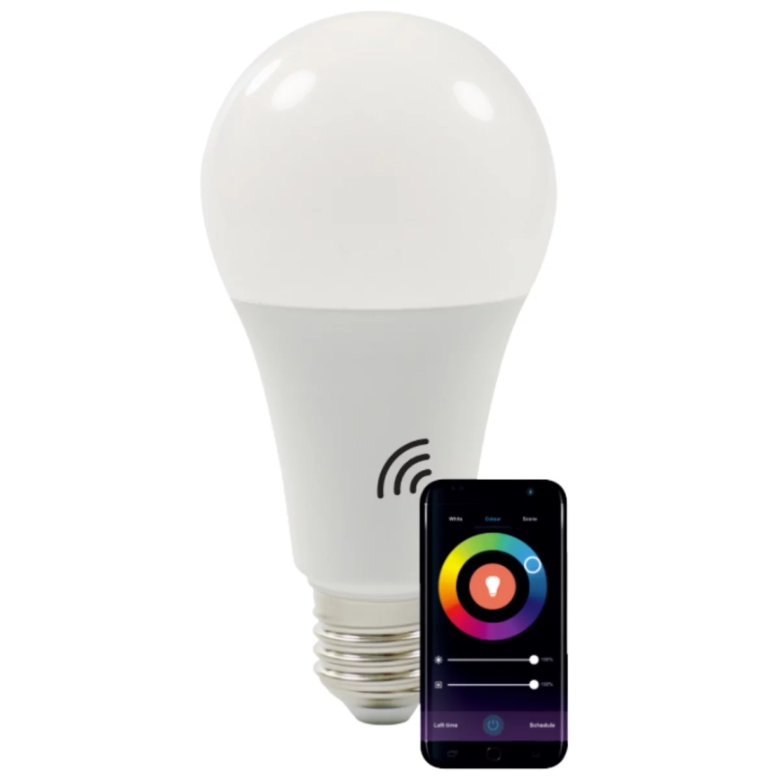 RGBW Himmennettävä LED-polttimo A65 E27/11W/230V 2700-6500K Wi-Fi Tuya