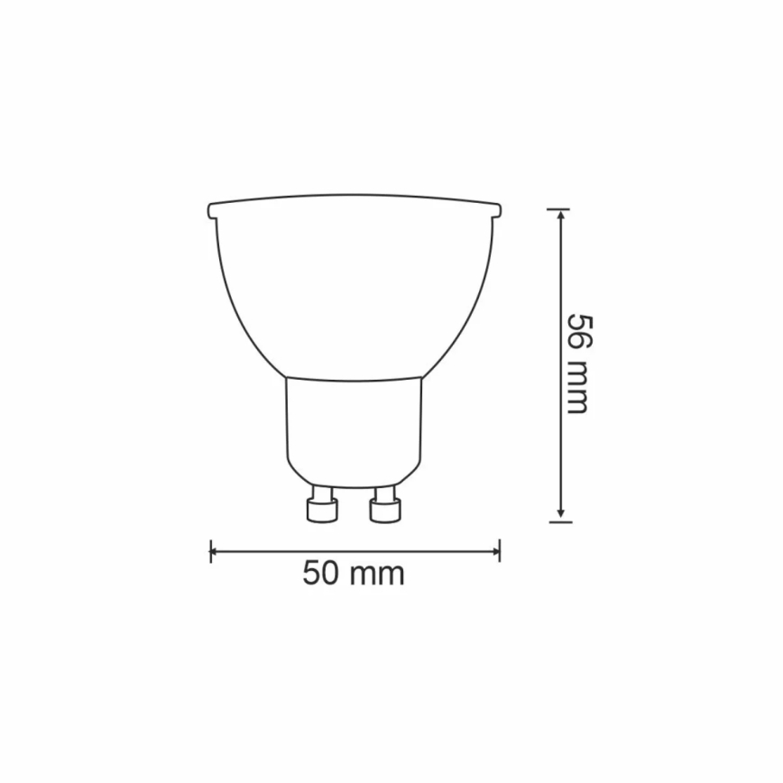 RGBW Himmennettävä LED-polttimo G45 GU10/5,5W/230V 2700-6500K Wi-Fi Tuya