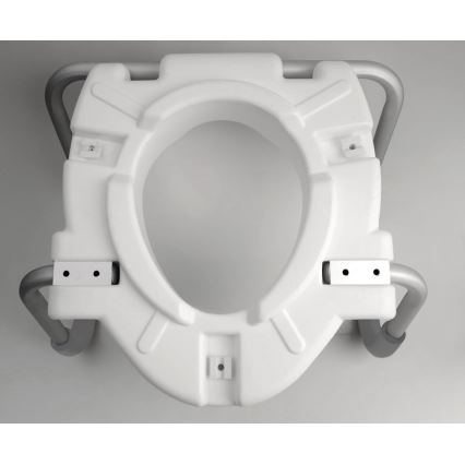 Ridder - Korotettu WC-istuin kahvoilla, valkoinen