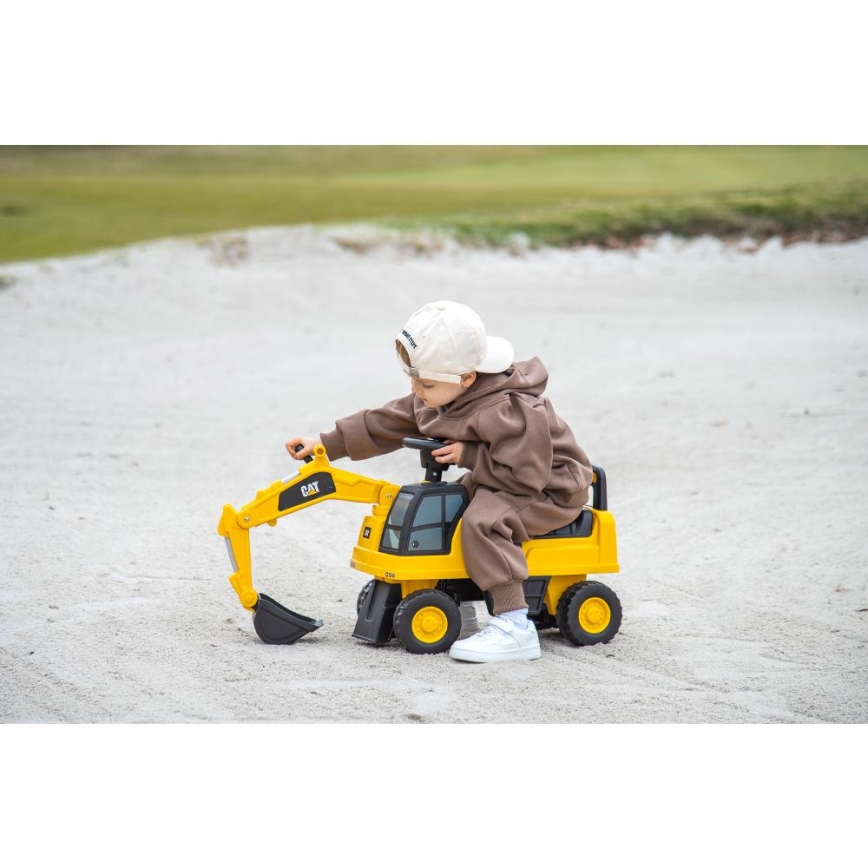 Ride-on push kaivinkone CAT keltainen/musta