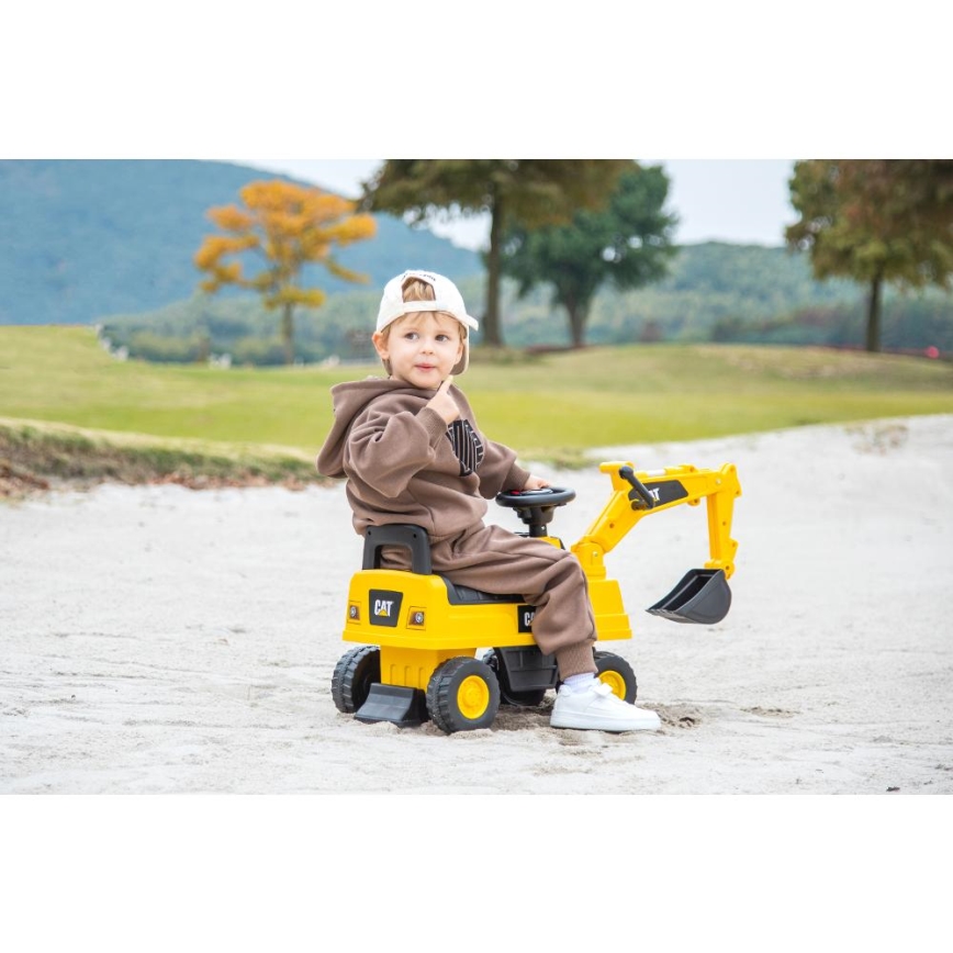 Ride-on push kaivinkone CAT keltainen/musta