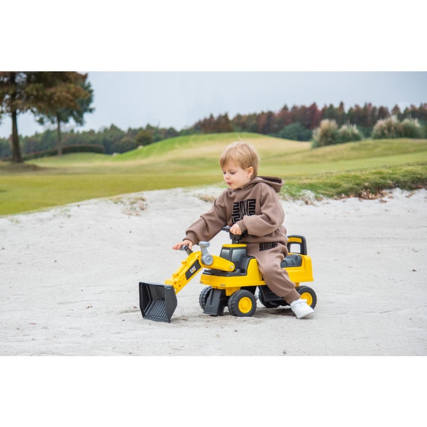 Ride-on push kuormaaja CAT keltainen/musta