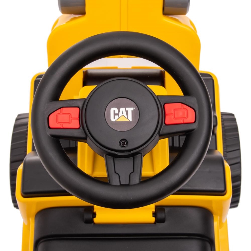 Ride-on push kuormaaja CAT keltainen/musta