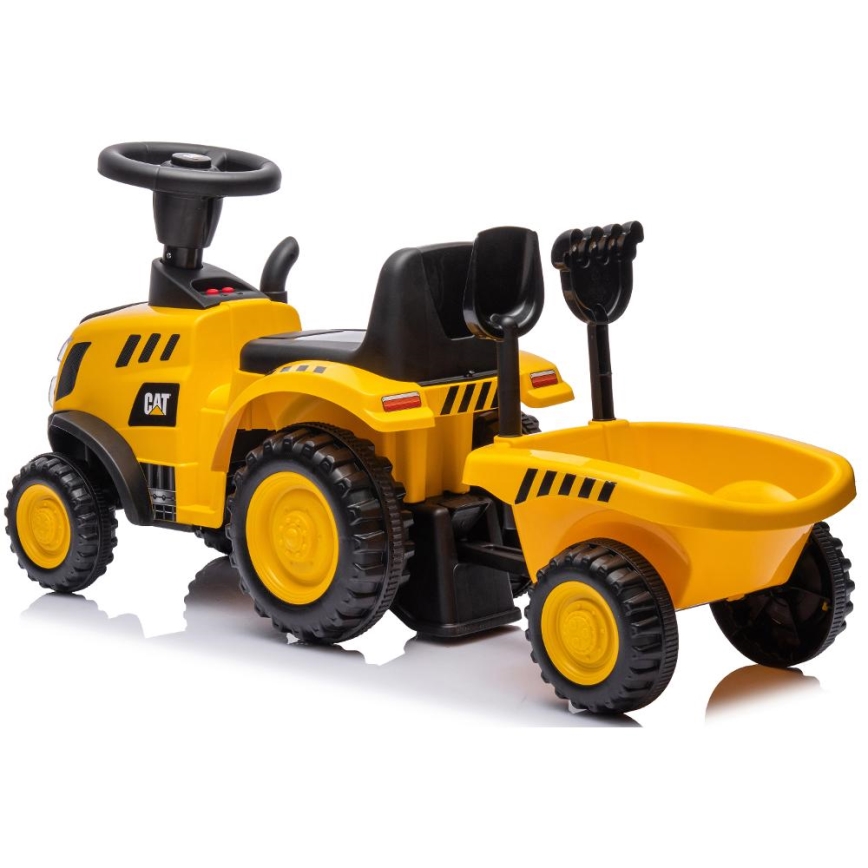 Ride-on push traktori CAT keltainen/musta