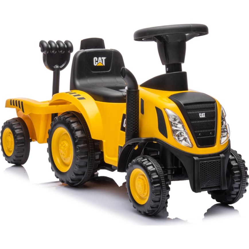 Ride-on push traktori CAT keltainen/musta