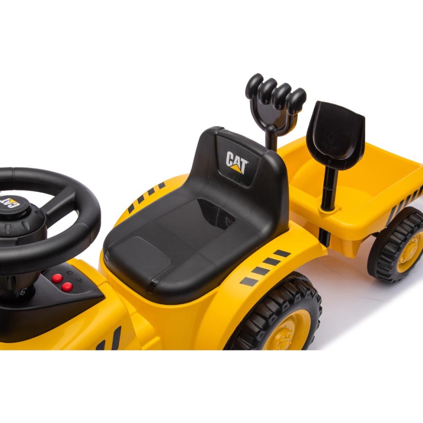 Ride-on push traktori CAT keltainen/musta