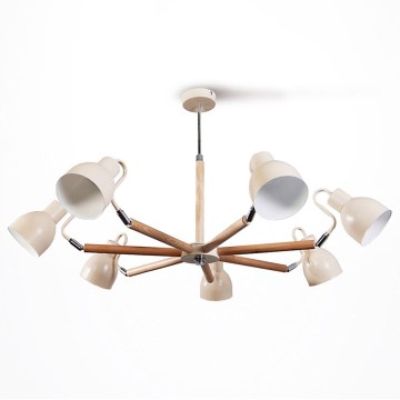 Riippukattokruunu KALLITHEA 7xE27/60W/230V beige