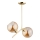 Riippukattokruunu LALEN 2xE27/60W/230V beige