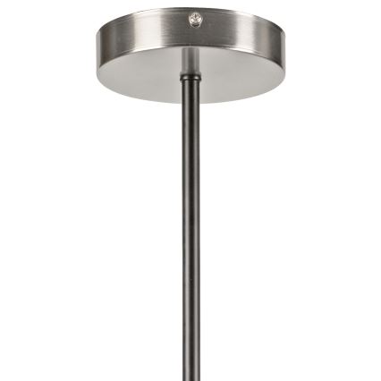 Riippukattokruunu LILOU 4xE14/5W/230V mattakromi/savuinen