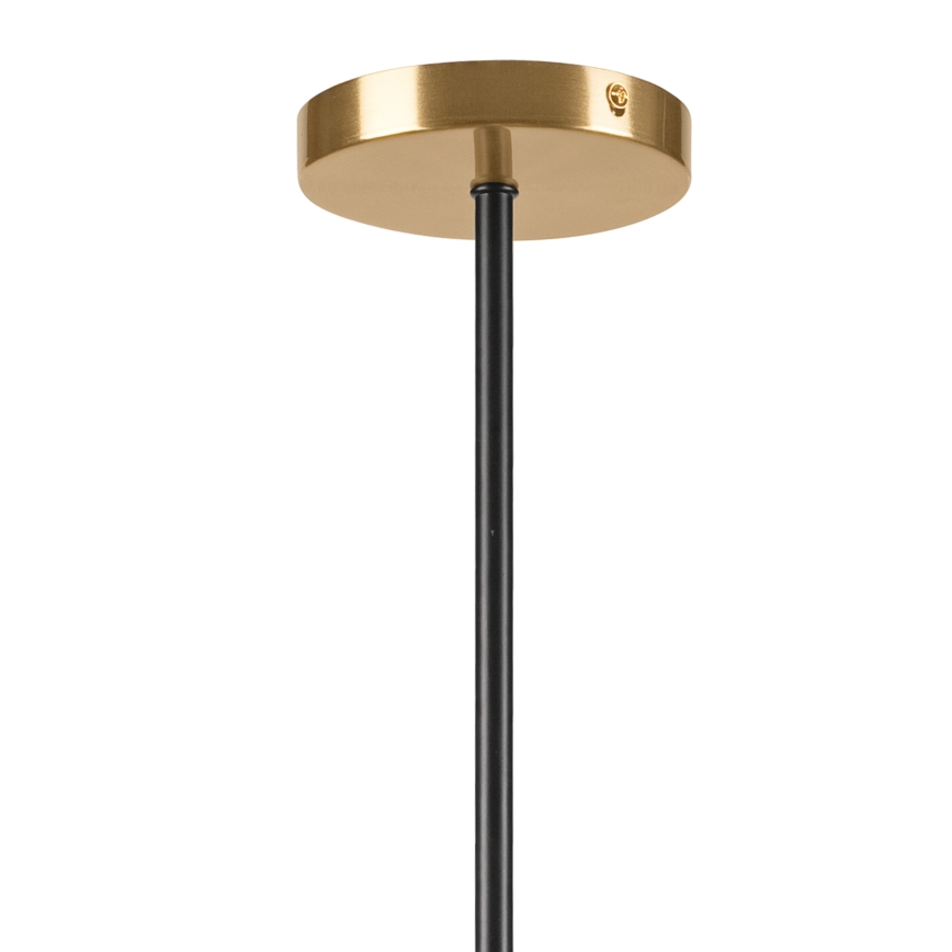 Riippukattokruunu LILOU 6xE14/5W/230V kulta/musta/savuinen beige