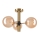 Riippukattokruunu ROLLO 3xG9/5W/230V kulta/savuinen beige