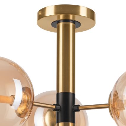 Riippukattokruunu ROLLO 3xG9/5W/230V kulta/savuinen beige