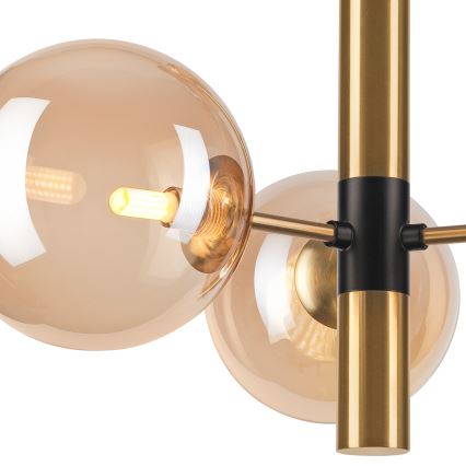 Riippukattokruunu ROLLO 3xG9/5W/230V kulta/savuinen beige