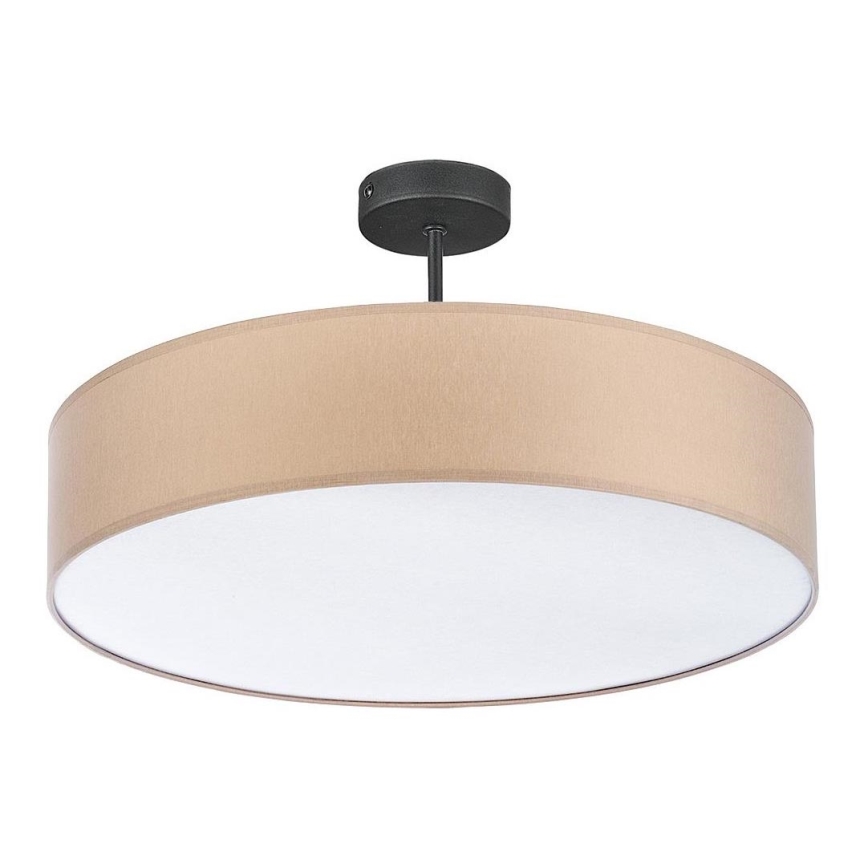 Riippukattokruunu RONDO 4xE27/15W/230V halkaisija 60 cm beige