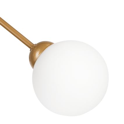 Riippukattokruunu RUBBY BALL 6xG9/5W/230V kulta