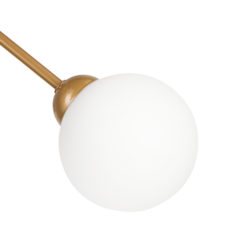 Riippukattokruunu RUBBY BALL 6xG9/5W/230V kulta