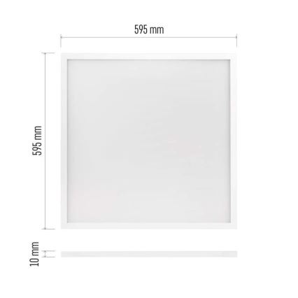 Riippuva LED-kattopaneeli PROXO LED/33W/230V 4000K 60x60 cm valkoinen