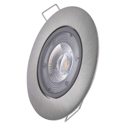 Riippuva LED-kattovalaisin EXCLUSIVE 1xLED/5W/230V 3000 K hopea