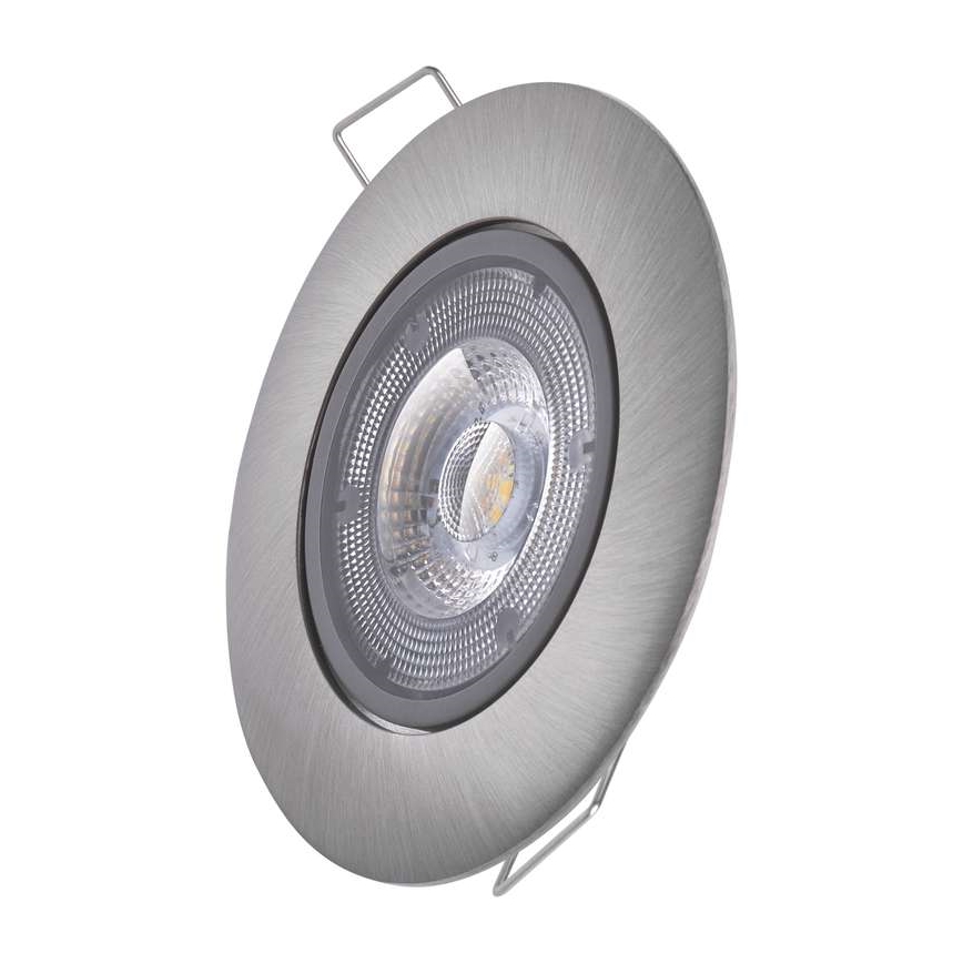 Riippuva LED-kattovalaisin EXCLUSIVE 1xLED/5W/230V 3000 K hopea