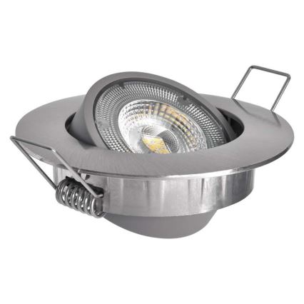 Riippuva LED-kattovalaisin EXCLUSIVE 1xLED/5W/230V 3000 K hopea