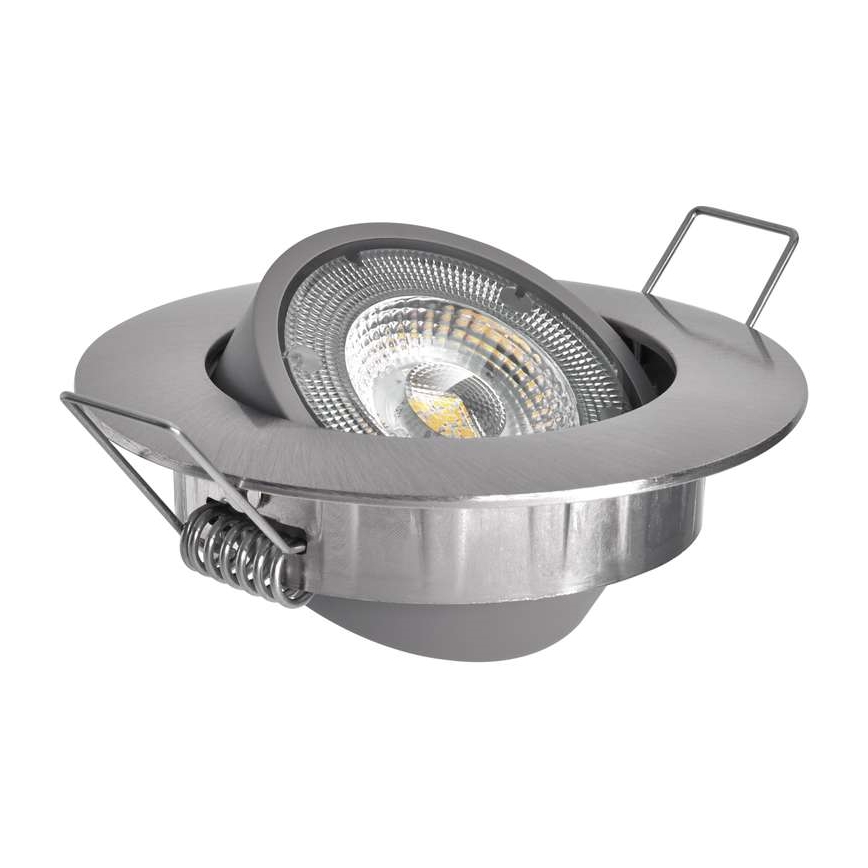 Riippuva LED-kattovalaisin EXCLUSIVE 1xLED/5W/230V 3000 K hopea