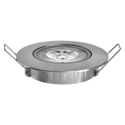 Riippuva LED-kattovalaisin EXCLUSIVE 1xLED/5W/230V 3000 K hopea
