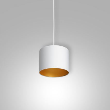 Riippuvalaisin ARDEN 1xE27/60W/230V halk. 18 cm valkoinen/kulta