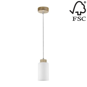 Riippuvalaisin BOSCO 1xE27/60W/230V koivu - FSC-sertifioitu