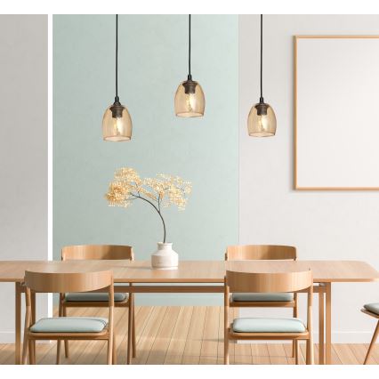 Riippuvalaisin BRILLANT 1xE27/15W/230V beige