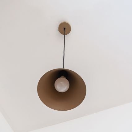 Riippuvalaisin ETNA II, johdolla, 1xE27/15W/230V, Ø 18,5 cm, beige