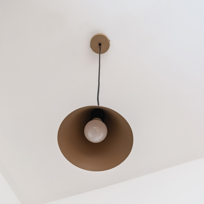 Riippuvalaisin ETNA II, johdolla, 1xE27/15W/230V, Ø 18,5 cm, beige