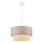 Riippuvalaisin johdolla ECHO 1xE27/60W/230V beige/kerma