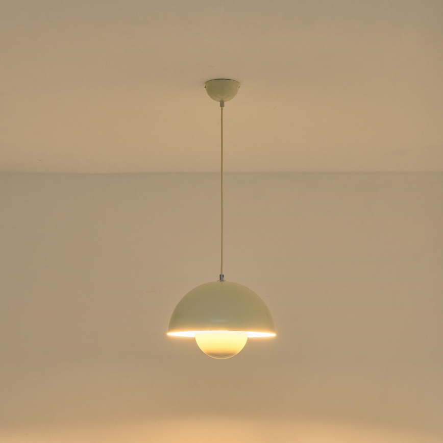 Riippuvalaisin johdolla JARDEN 1xE27/15W/230V kermanvärinen