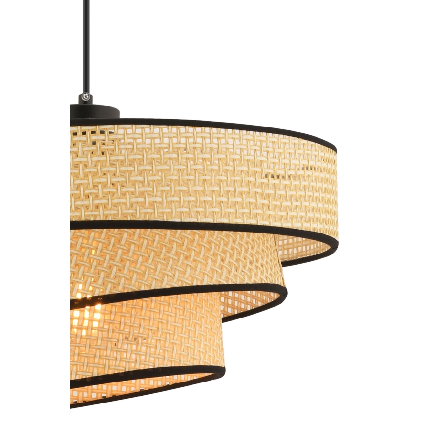 Riippuvalaisin kaapelilla COUPER 1xE27/60W/230V beige/musta