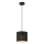 Riippuvalaisin LOFT SHADE 1xE27/60W/230V halk. 18 cm musta/kulta