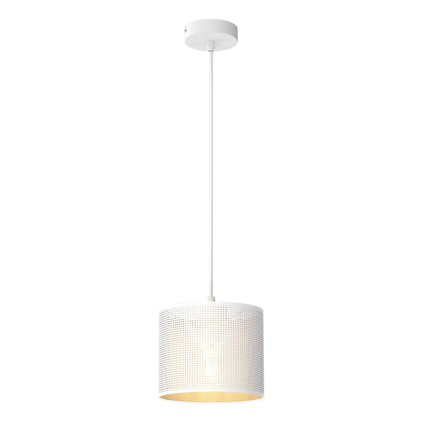 Riippuvalaisin LOFT SHADE 1xE27/60W/230V halk. 18 cm valkoinen/kulta